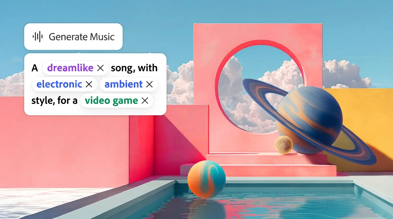 Adobe, Firefly ile Yapay Zeka Tabanlı Ses Üretimini Genişletti