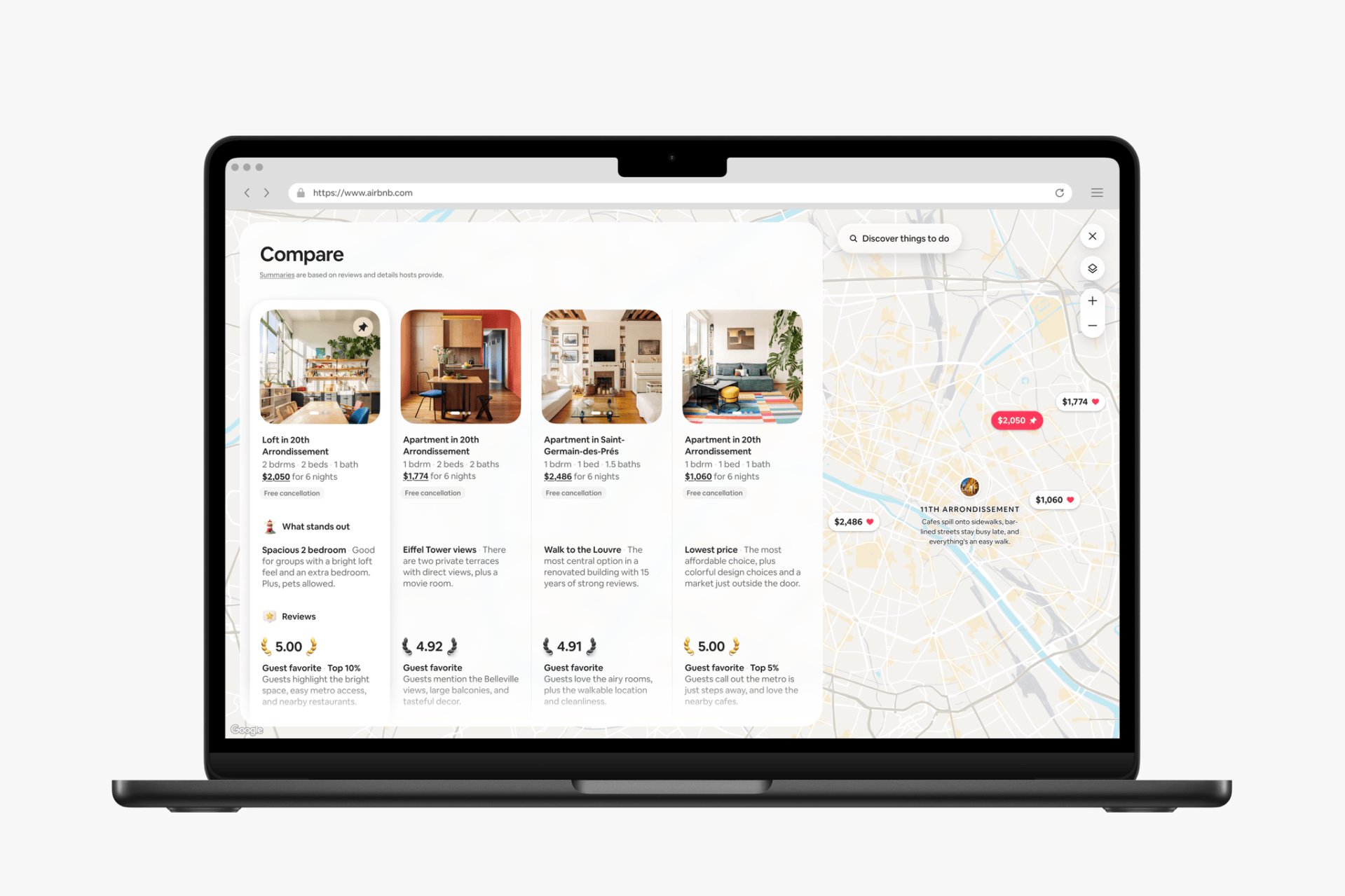 Airbnb, Seyahatlerde Yapay Zeka Destekli Arama Özelliği Sunuyor