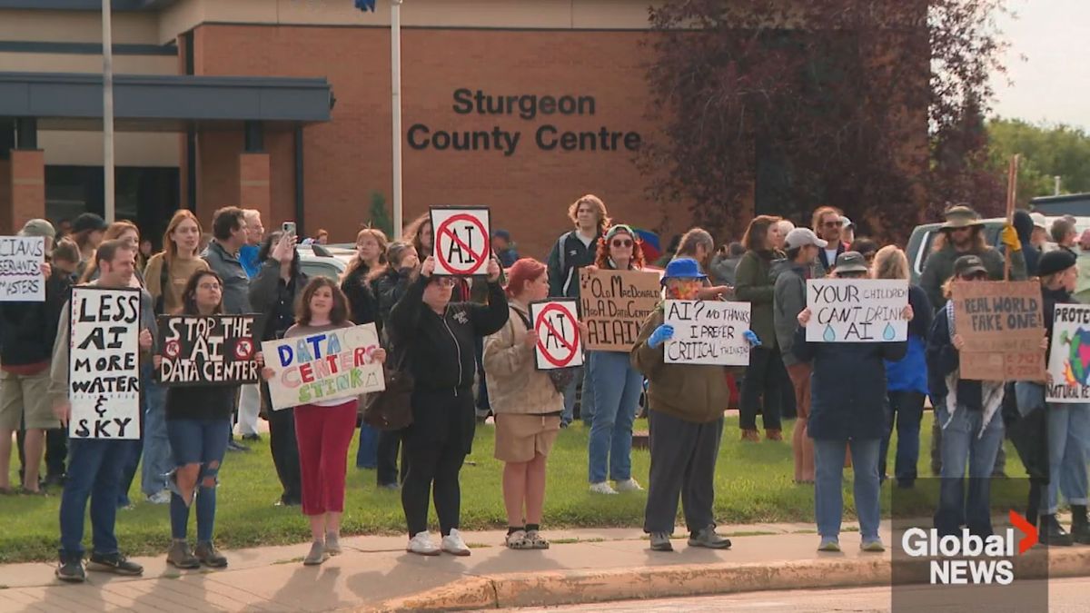 Alberta'da Yeni AI Veri Merkezi Protesto Edildi