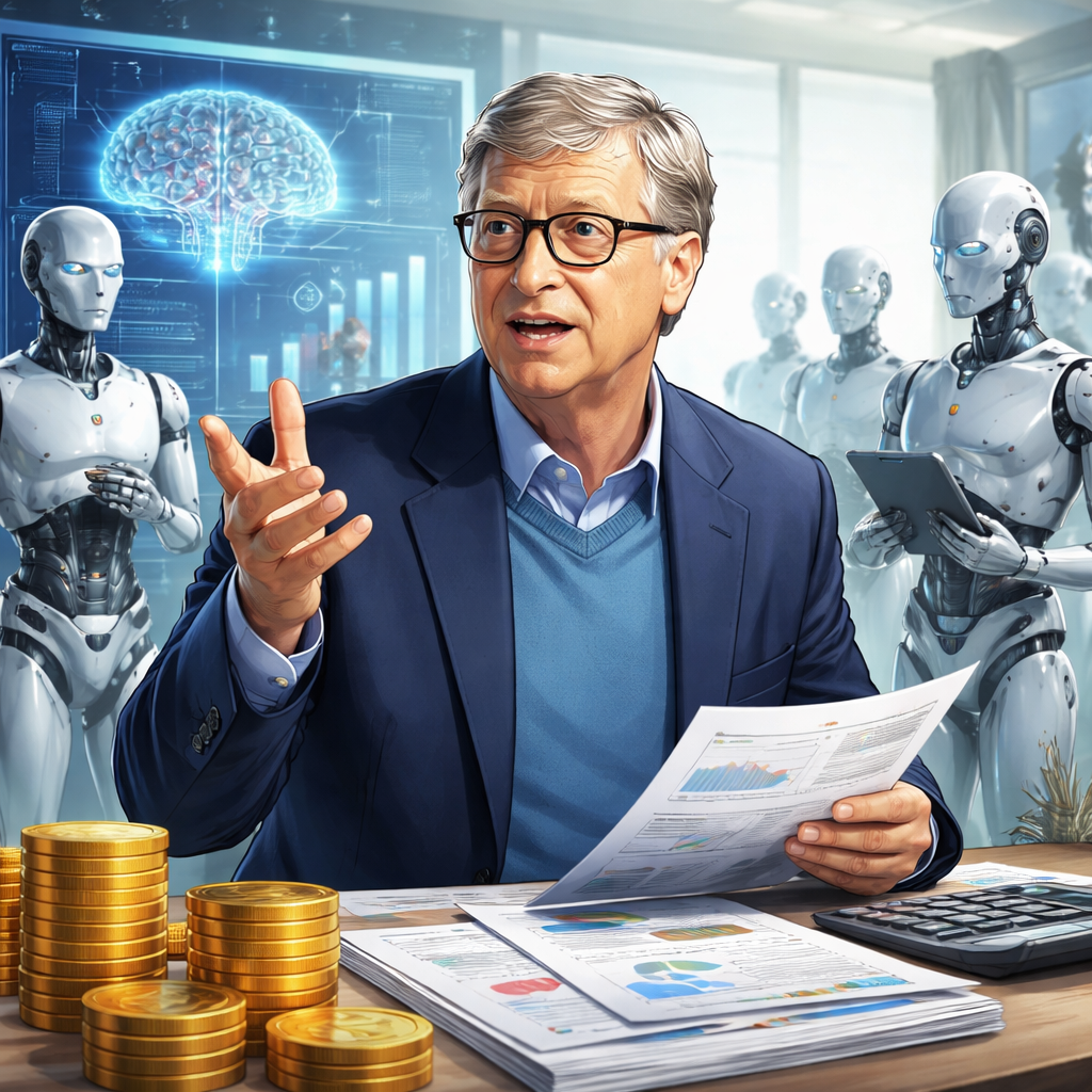 Bill Gates'ten Robot Vergisi ve 'İnsan Rezervi' İstihdamı Önerisi