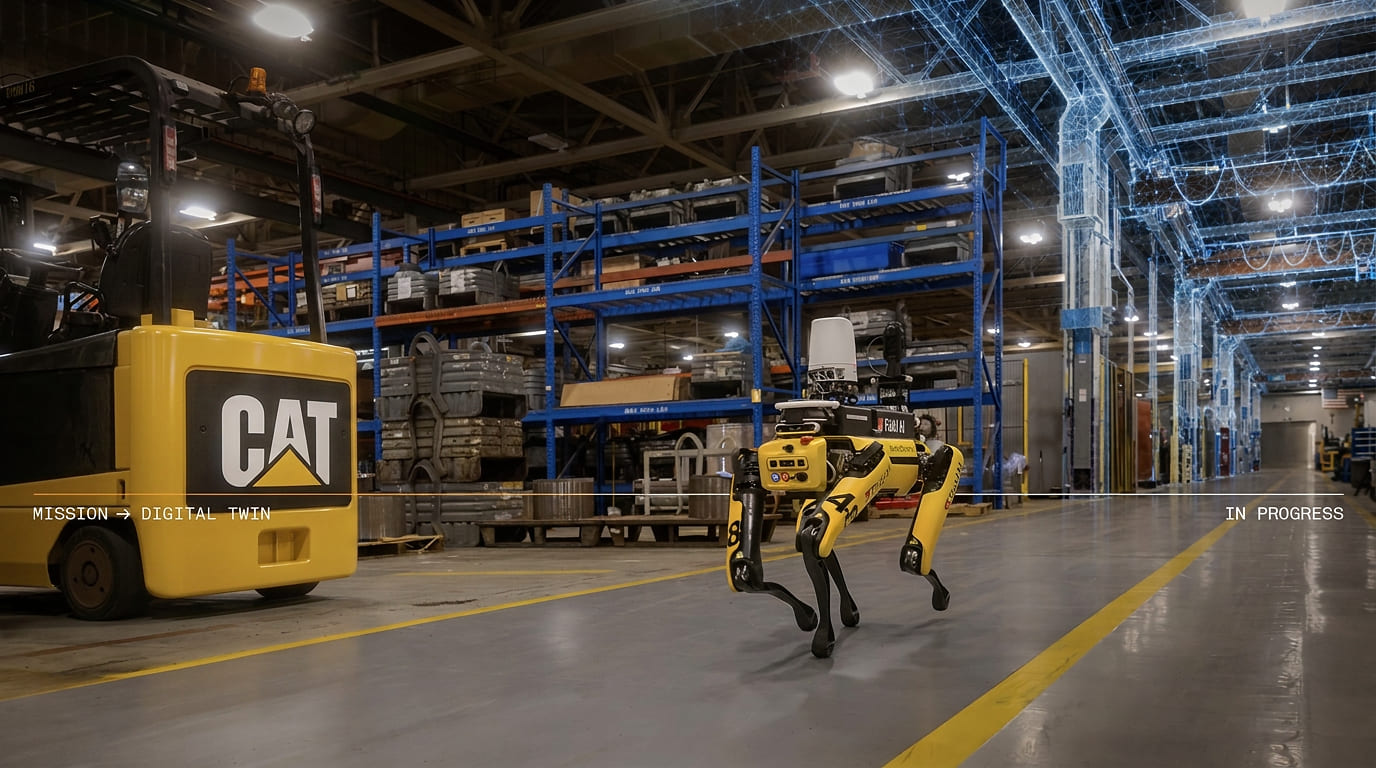 Caterpillar ve FieldAI, Endüstriyel İşletmeler için Fiziksel AI Geliştiriyor