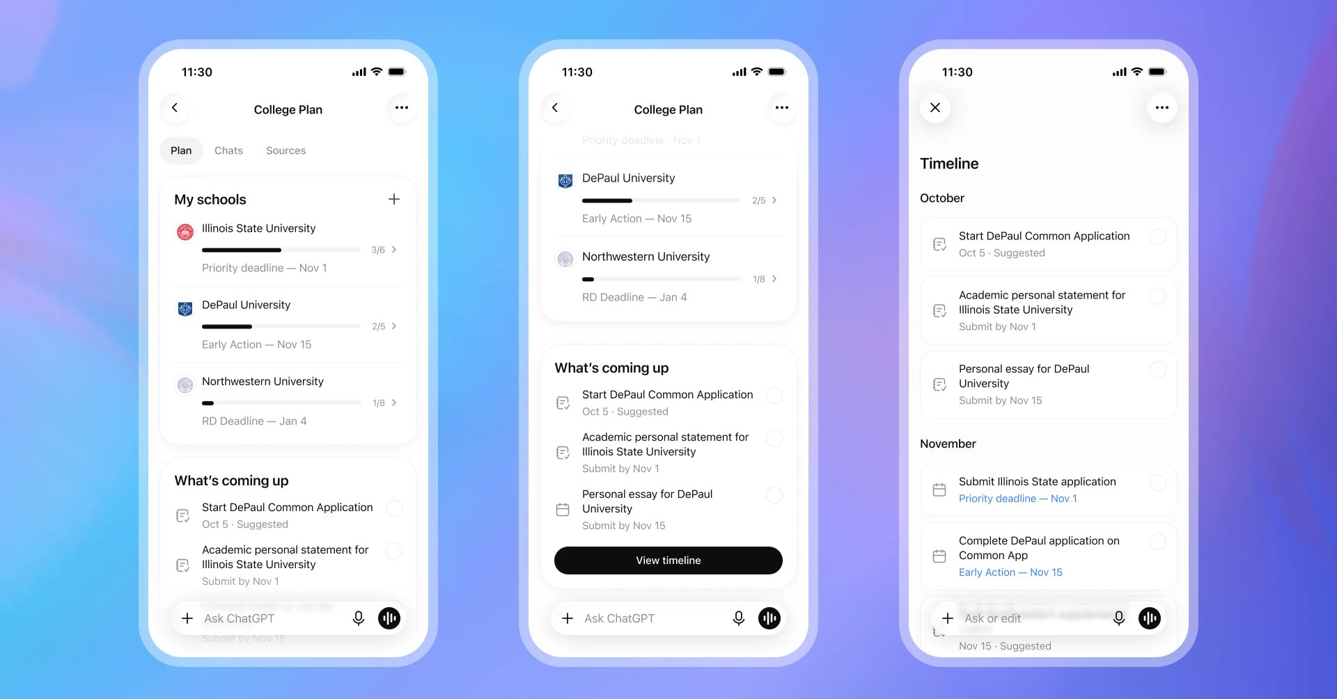 ChatGPT, Üniversite Planlama Araçlarıyla Öğrencilere Destek Olacak