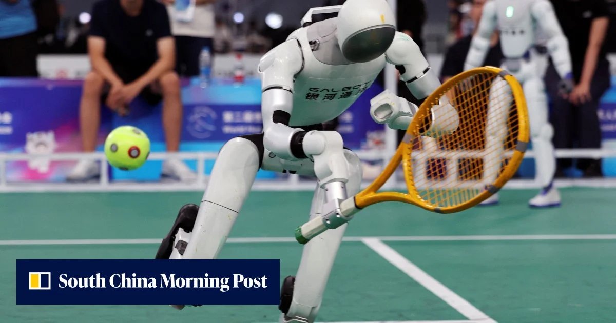 Çinli Robotlar Teniste Rekor Kırdı: Dünya Humanoid Robot Oyunları Başladı
