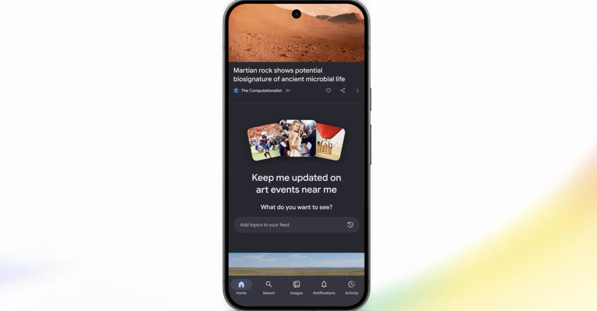 Google Discover, Yapay Zeka Destekli Sohbet Botu ile Kişiselleşiyor