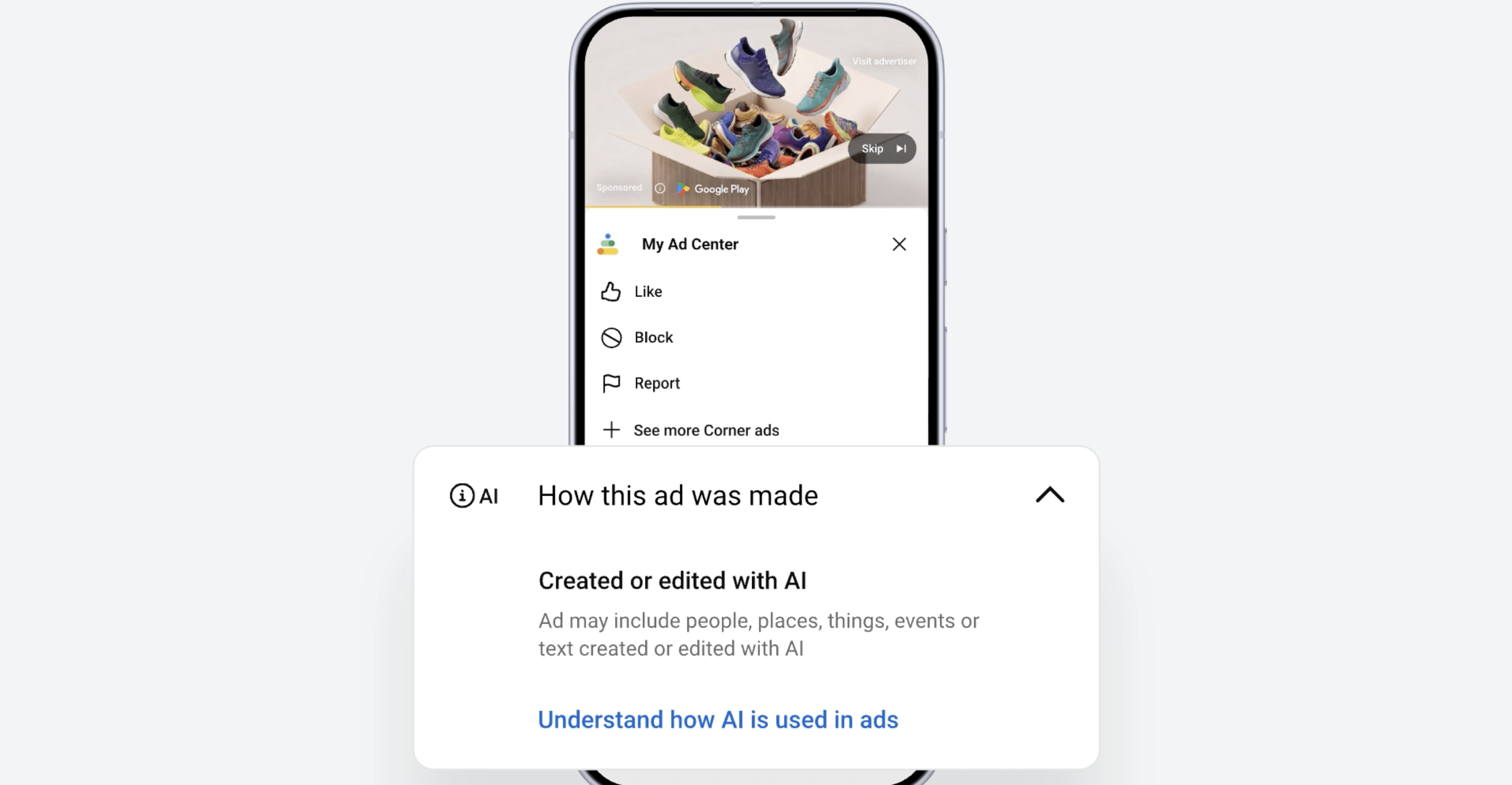 Google, Reklamların AI ile Yapılıp Yapılmadığını Artık Belirtecek