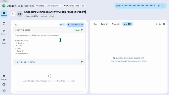 Google'dan Yeni Yerel Odaklı Not Alma Uygulaması: AI Edge Foresight