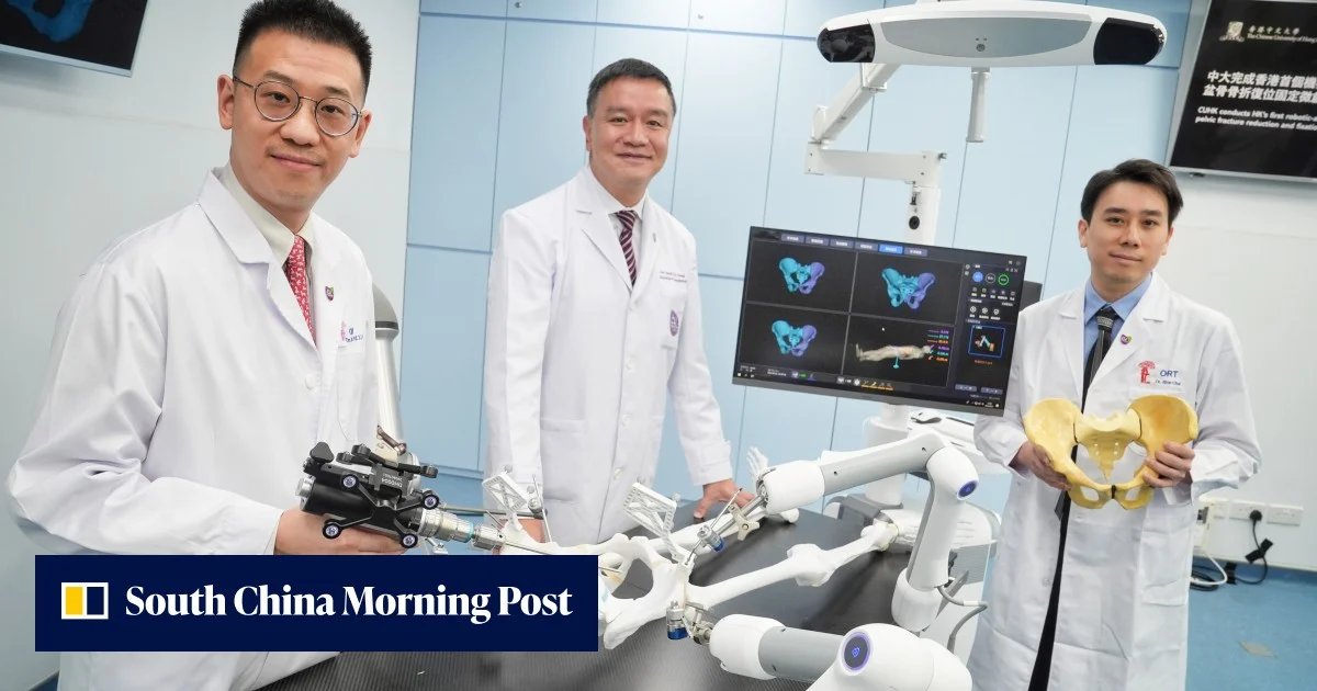 Hong Kong'da İlk Robot Destekli Pelvik Kırık Ameliyatı Gerçekleşti