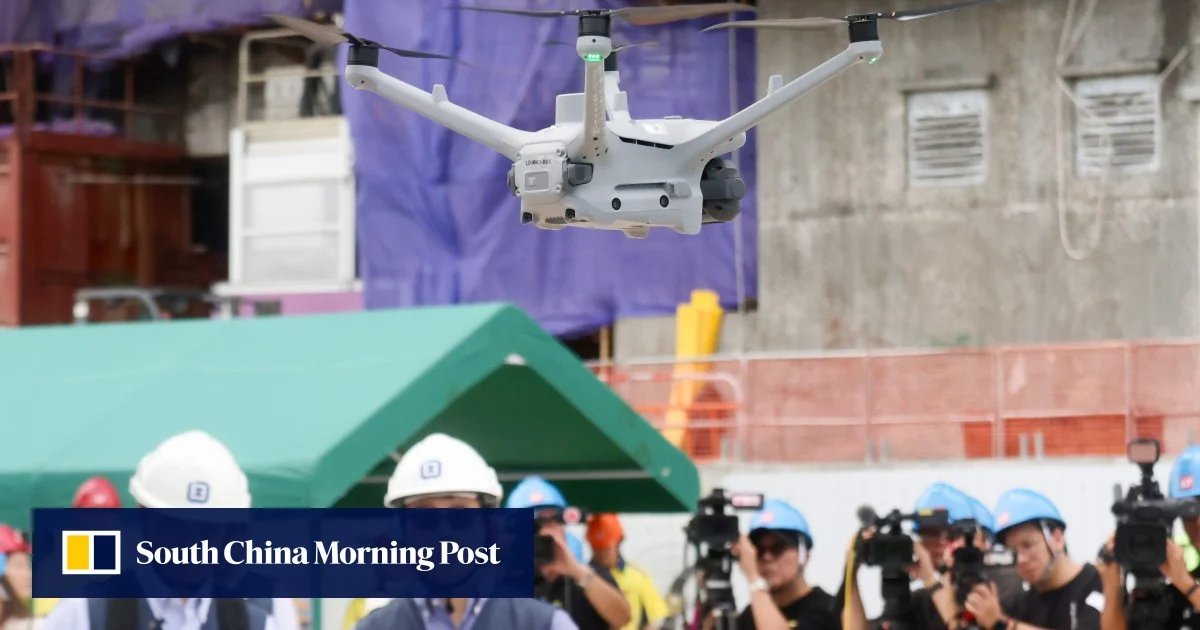 Hong Kong'da İnşaat Alanlarında Yasadışı Sigara İçimi İçin Drone Testi