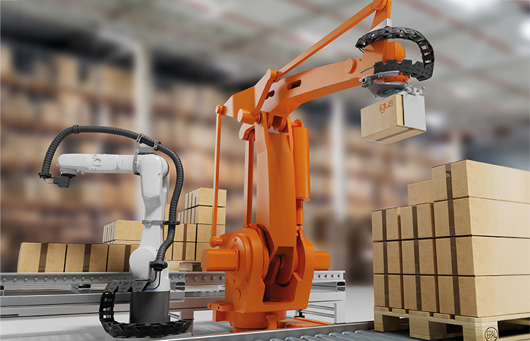 igus, Endüstriyel Robotlar İçin 600 Derece Dönüşlü Enerji Zincirini Tanıttı