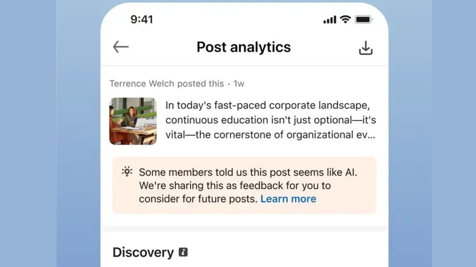 LinkedIn, AI İçerik Raporlama Aracını Aktif Hale Getirdi