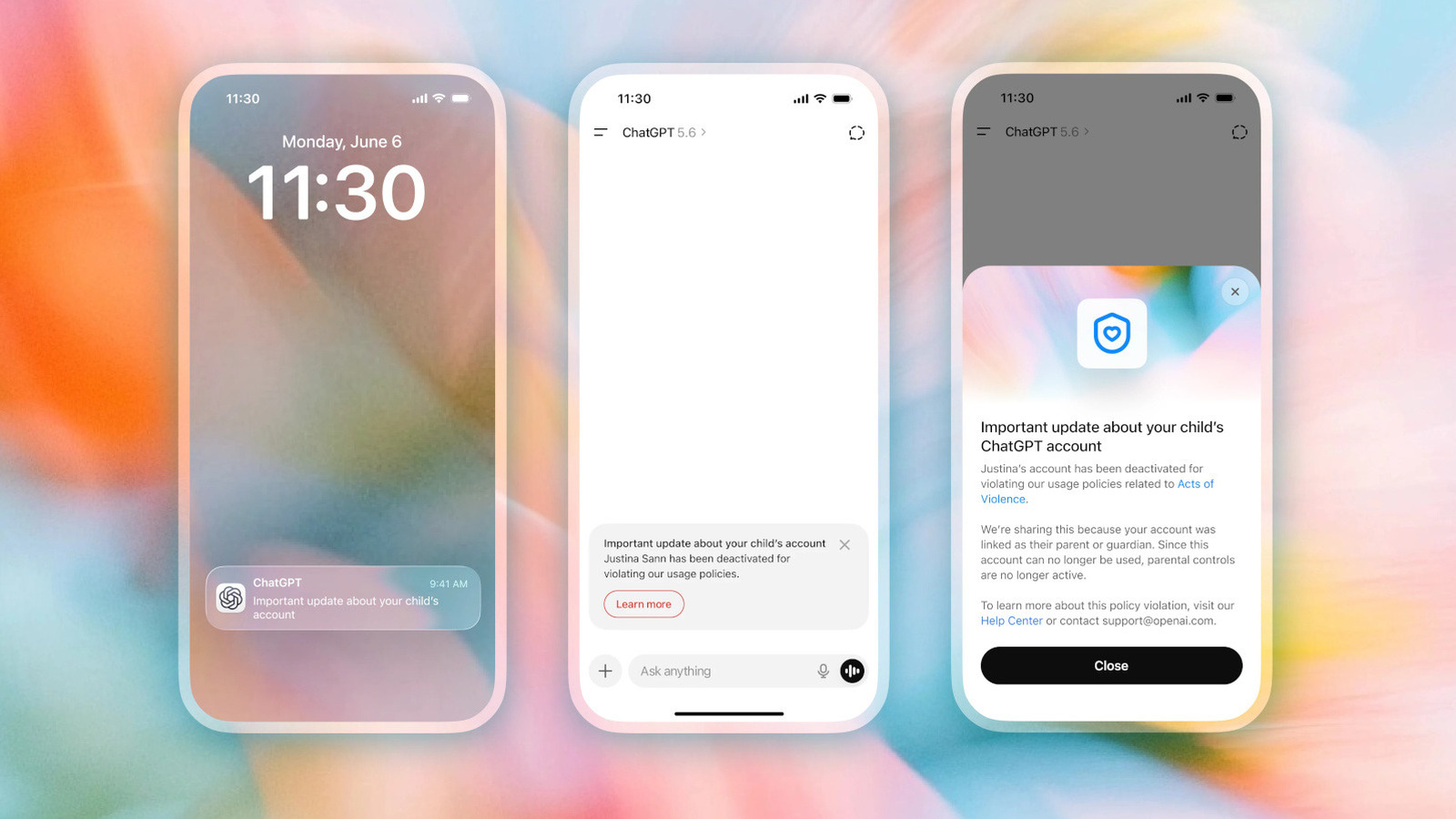 OpenAI, Ebeveynleri Çocuklarının ChatGPT'den Atılması Hakkında Bilgilendirecek