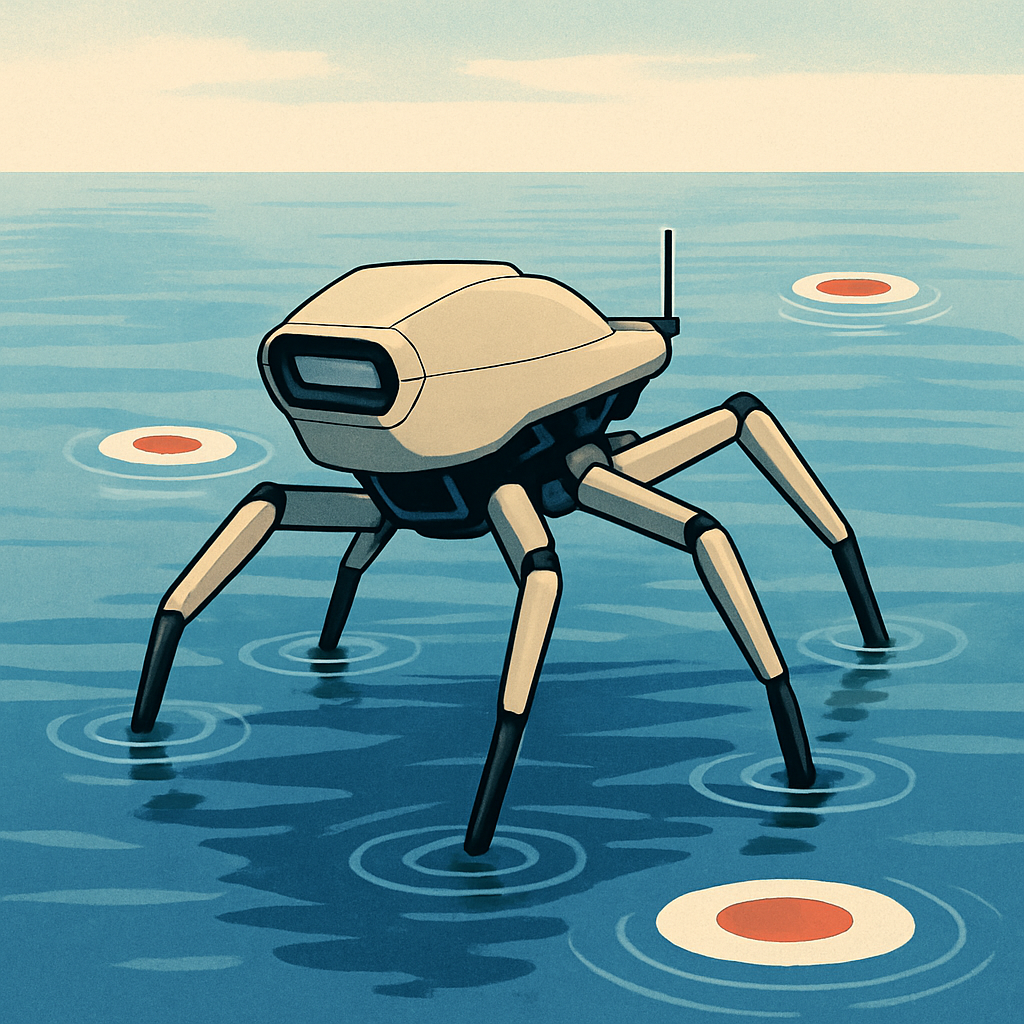 Örümceklerden İlham Alan Robot Bot, Su Kazalarını Takip Edip Kurtaracak