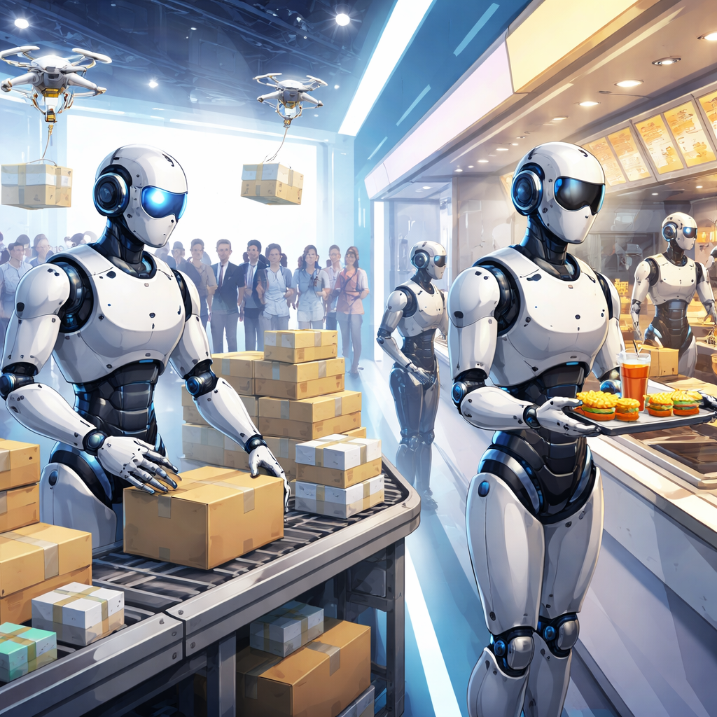 Pekin'deki Robot Fuarında Paket Sıralama ve Hızlı Servis Deneyimi