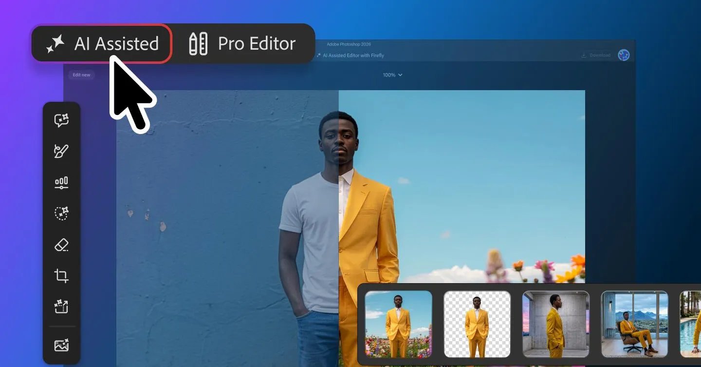 Photoshop'a Yapay Zeka Desteğiyle Yeni Özellikler Geliyor