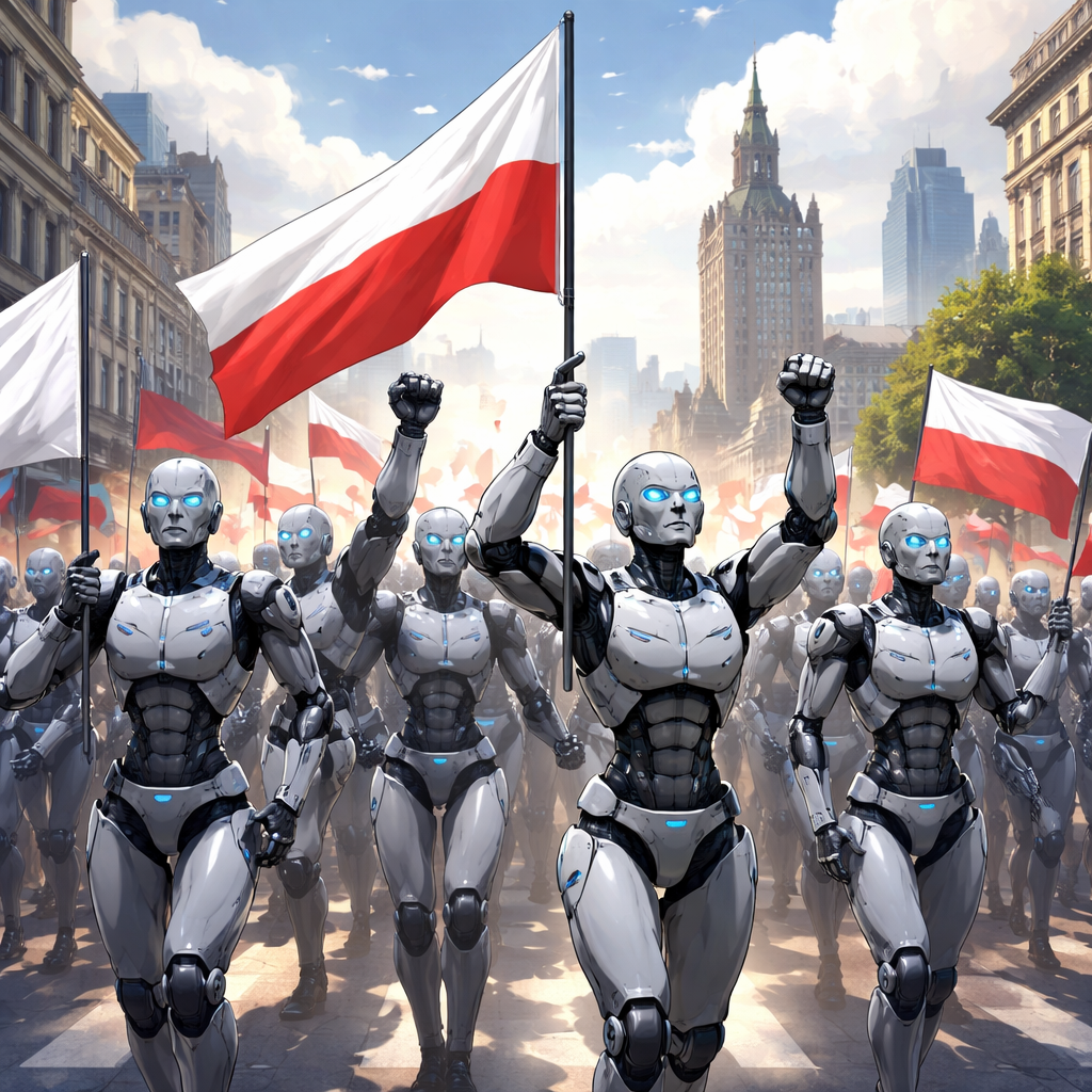 Polonya'da Robotlar, Yapay Zeka Düzenlemesi İçin Sokaklara Çıktı