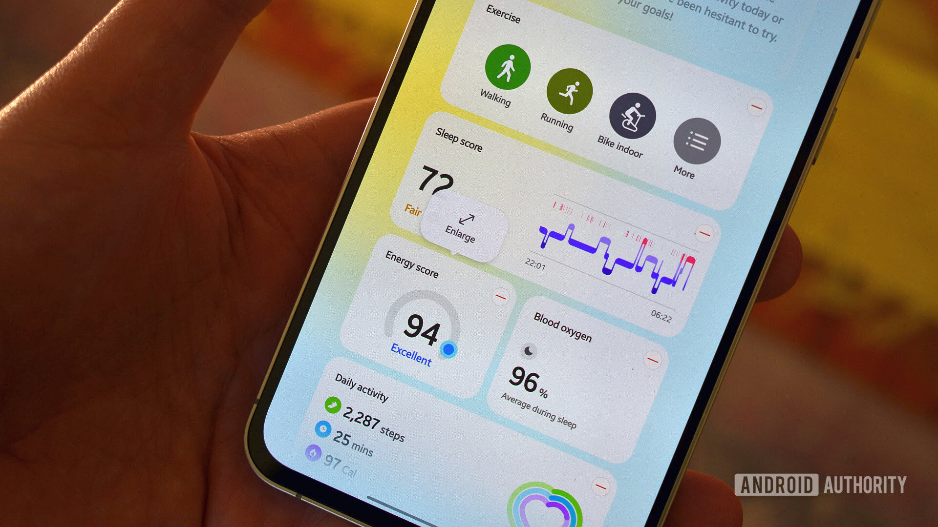 Samsung Health'ta AI eğitiminden çıkmak veri silmeyecek